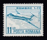 ROMANIA 1983 LP 1073 ROMBAC 1 POSTA AERIANA UZUALE MNH