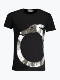 Cumpara ieftin Tricou barbati din bumbac cu logo si croiala Regular fit, TRU2MTS01, Negru, S