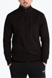 Cumpara ieftin Bluza barbati cu maneca lunga si fermoar negru (Marime: 3XL), U.S. GRAND POLO EQUIPMENT &amp; APPAREL