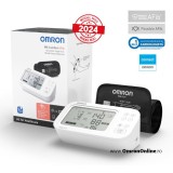 Tensiometru de brat, detectare fibrilatie atriala (Afib), manseta inteligenta Intelli Cuff, afisaj DUAL, Omron