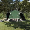 VidaXL Cort cu dome pentru 4 persoane Verde 505 x 450 x 248 cm 42004020