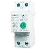 Siguranta Automata Inteligenta Techstar WiFi Monitorizare Consum 63A 1P+N Compatibila Google Alexa Tuya
