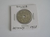 C50 - Moneda foarte veche - 25 centimes - Belgia - 1928, Europa
