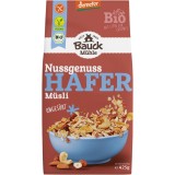Bauckhof Musli Ovaz cu Mix de Nuci, Fara Gluten, Bio - 425g