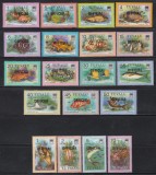 Tuvalu 1979,1980,1981 - Pesti din Tuvalu, Supratipar &quot;OFFICIAL&quot;, MNH
