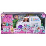 Papusa Evi Veterinar Cu Rulota Accesorizata, Steffi Love