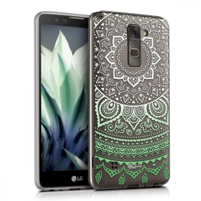 Husa pentru LG Stylus 2, Silicon, Verde, 39038.02 foto