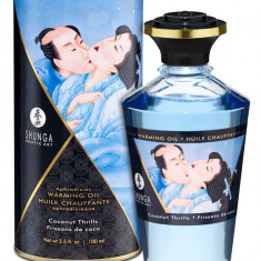 Shunga Aphrodisiac Oil - Ulei de Masaj cu Aromă de Cocos, 100 ml