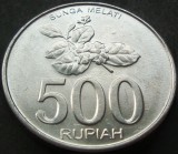 Cumpara ieftin Moneda exotica 500 RUPII (Rupiah) - INDONESIA, anul 2003 *cod 1539 = UNC, Asia, Aluminiu