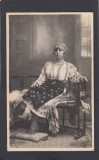 Fotografie tip Carte Postala Romania - Port Popular 1925 - foto atelier Constanta, Circulata