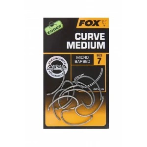 Carlige Fox Edges Armapoint Curve Shank Medium Nr.8 10/plic foto