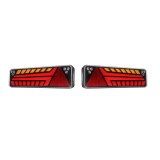 Cumpara ieftin Set Lampi Auto LED Spate, Cu Semnalizare Dinamica, 52cm x 14.6cm, Universale, 7 Functii, Neon Glow, Potrivit Pentru DAF, MAN, Scania, Iveco, Volvo, Me
