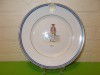 UNIFORMA din GARDA REGALA DANEZA anul 1750 Farfurie din PORTELAN serie limitata, Decorative