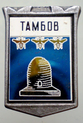 I.768 RUSIA URSS INSIGNA ORAS TAMBOV 20/15mm foto