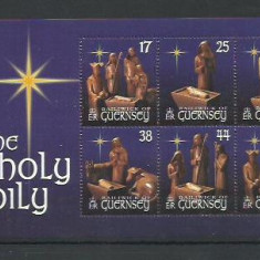 Guernsey MNH 1999 - Craciun Religie Figurine Ciocolata