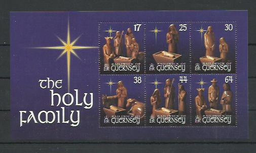 Guernsey MNH 1999 - Craciun Religie Figurine Ciocolata