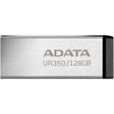 Cumpara ieftin ADATA UR350 128GB , USB 3.2 Gen1, metalic, gri, retractabil