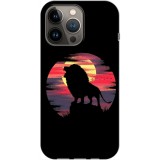 Husa compatibila cu Apple iPhone 14 Plus model Lion King, Silicon, TPU, Viceversa, Transparent, Carcasa