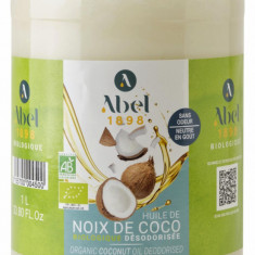 Ulei de cocos virgin BIO dezodorizat(gust neutru), pentru gatit, gramaj mare Abel