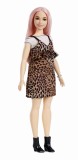 PAPUSA BARBIE FASHIONISTA CU PARUL ROZ