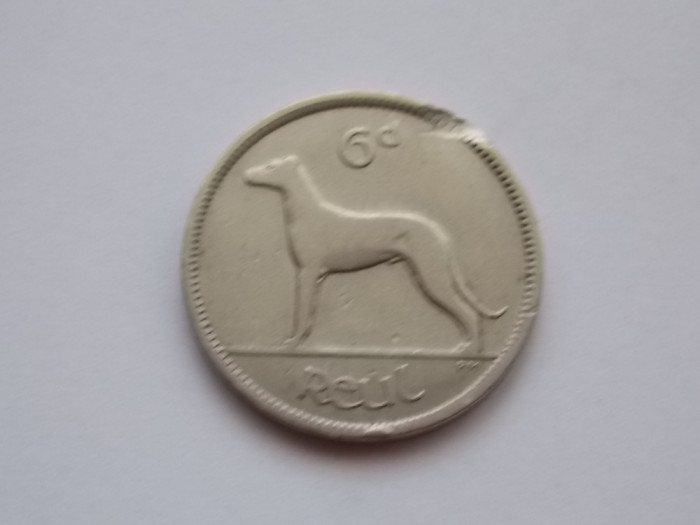 6 Pence (Six Pence) - Saorst&aacute;t &Eacute;ireann IRLANDA 1928