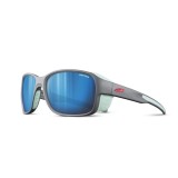 Ochelari de soare Julbo Monterosa 2 Spectron 3 Gri/Verde, protectie UV, sport, munte, drumetii, ciclism