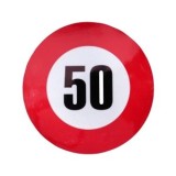 Cumpara ieftin Autocolant Reflectorizant Limită Viteză 50 km/h &ndash; &Oslash;12 cm