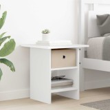 vidaXL Noptieră cu sertar Alb 41 x 40 x 45 cm Lemn compozit 8000436