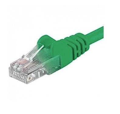 Patch cord UTP RJ45-RJ45 CAT6 1m verde, &amp;quot;UTP-6-1-GN&amp;quot; (timbru verde 0.08 lei)
