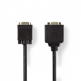 Cablu adaptor VGA tata - 2x VGA mama 0.2m negru Nedis