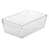 Cutie Organizator din Plastic Transparent cu M&acirc;ner, 20x32,5x10cm, CMCLASS