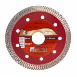 Disc diamantat turbo super-subtire 115x22,2 mm pentru portelan si granit