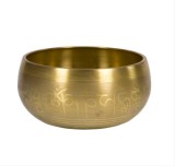 Bolul Tibetan , vas c&acirc;ntător Buddha stea 11.5 cm bronz