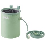 Geanta Magnezie Alpinism Petzl Bandi, Verde Jade, Usoara 75g, Minimalista