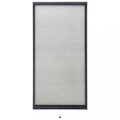 Plasă insecte pentru ferestre tip rulou, antracit, 70x150 cm foto