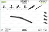 Stergator parbriz Valeo First Multiconnection 575011, tip plat, lungime 530mm sofer, universal, cauciuc+grafit, negru