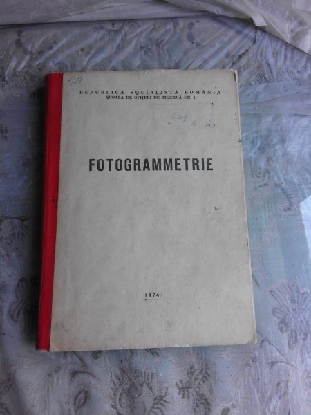 MANUAL DE FOTOGRAMMETRIE - TEODORU VASILE