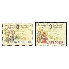 San Marino 1990 - 500th anniv. Discovery of America, serie neuza