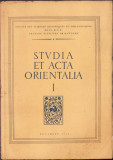 HST C976 Studia et acta orientalia volumul I 1958