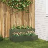 VidaXL Vază pentru Grădină Olivengr&oslash;nn 100 x 60 x 45 cm Oțel 865872