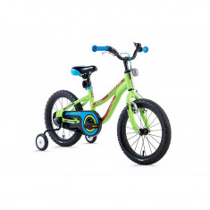 Bicicleta pentru copii Leader Fox Keno 2018 , Cadru Aluminiu , Cadru 9 Inch , Verde foto