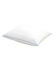 Perna bumbac 70x70 cm, hipoalergenica, cu snur, umplutura bilute siliconizate, lavabila la 40&deg;C, alb