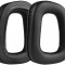 Set 2 bureti TXE pentru casti Logitech F450, G35, G930, G430, G332, G231, G230, Negru, Piele ecologica, Spuma cu memorie