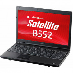 Laptop Toshiba Refurbished Satellite B552/F HD 15.6inch Intel Core i3-2370M 4GB DDR3 320GB HDD Windows 10 Pro Black foto