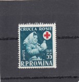 ROMANIA 1957 LP 438 SAPTAMANA CRUCII ROSII MNH, Nestampilat