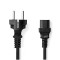 Cablu de alimentare Schuko tata - IEC-320-C13 10m 3x1mm2 cupru negru Nedis CEGL10030BK100