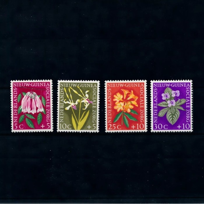 Netherlands New Guinea 1959 - Flori, flora, serie neuzata
