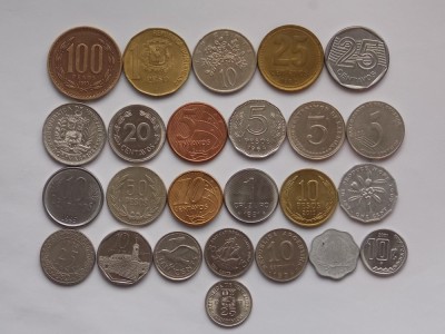 LOT 25 MONEDE DIFERITE AMERICA CENTRALA SI DE SUD foto