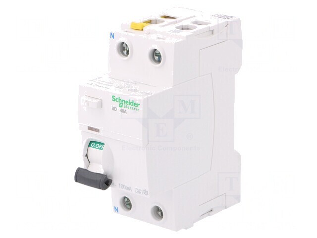 &Icirc;ntrerupător diferențial 40A 100mA 2P 400V