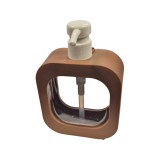 Cumpara ieftin Dozator sapun lichid, din plastic, Y002, maro, 500 ml